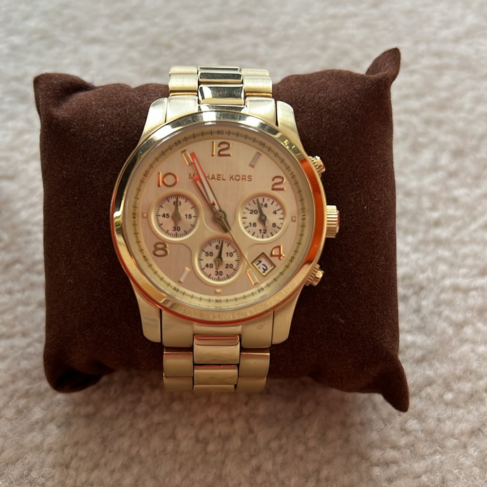 Michael Kors Gold Chronograph Watch